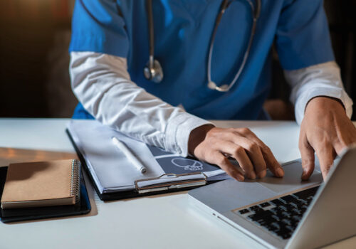 doctor working